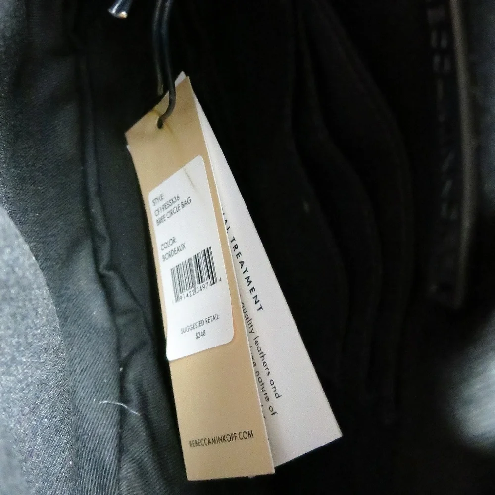 Rebecca Minkoff Bree Circle Bag Leather NWT - Picture 12 of 13